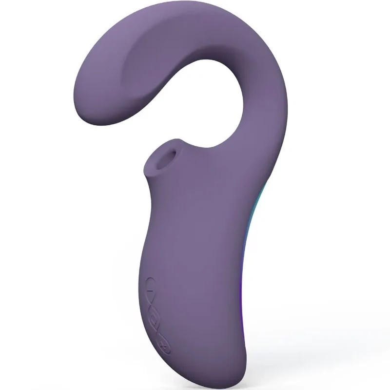 Vibromasseur Lelo Enigma Wave stimulation clitoridienne G-spot triple action silicone doux cyber purple rechargeable couple sextoy