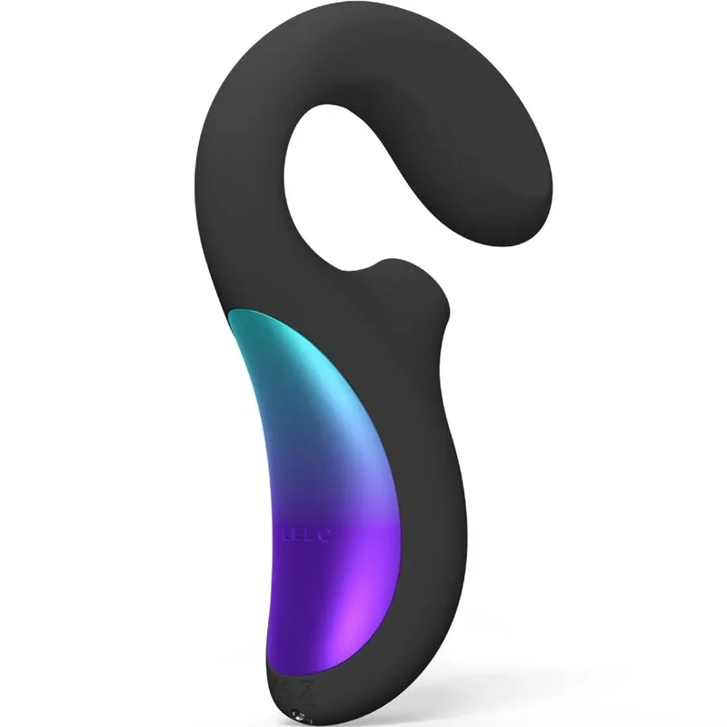 Vibromasseur triple action Lelo Enigma Wave stimulation clitoridienne G-spot multi-vitesses silicone médical grade noir compact rechargeable