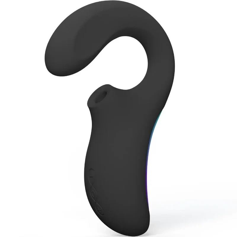 Vibromasseur triple action Lelo Enigma Wave stimulation clitoridienne G-spot multi-vitesses silicone médical grade noir compact rechargeable