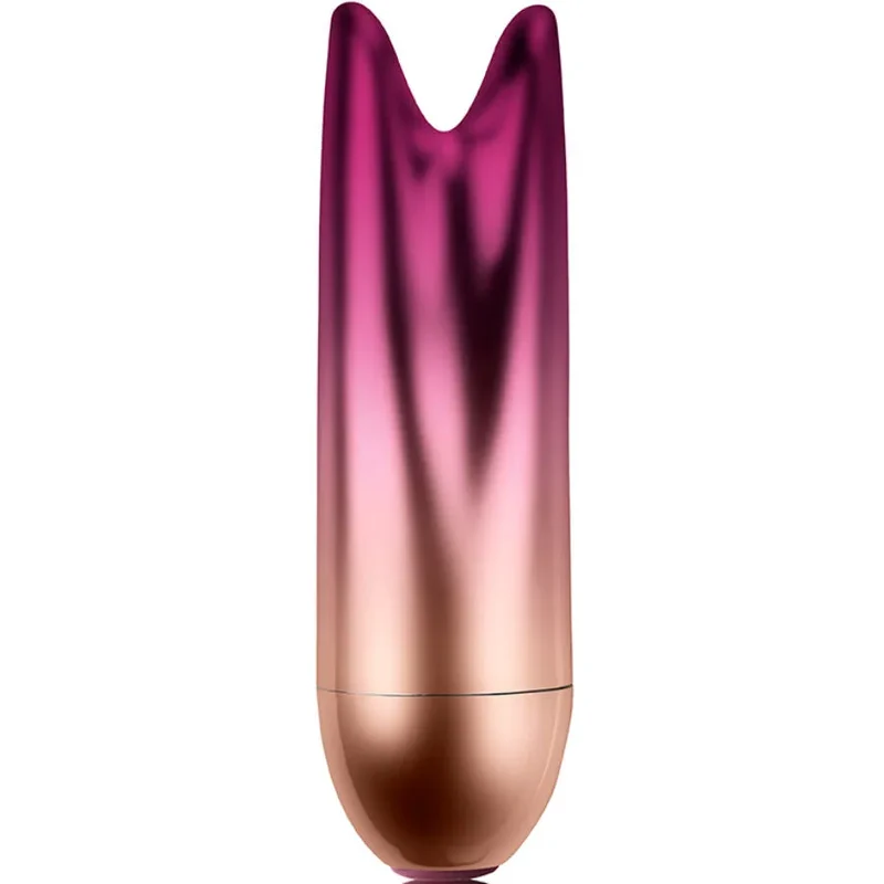 vibrateur double Ava stimulation clitoridienne silicone ABS étanche dix vitesses portable compact léger hypoallergénique non poreux discret esthétique pile incluse