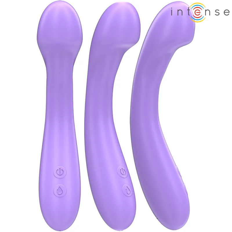 Vibromasseur chauffant Intense Becky 19 cm 7 vibrations silicone hypoallergénique rechargeable silence stimulation clitoridienne G-spot couple usage personnel