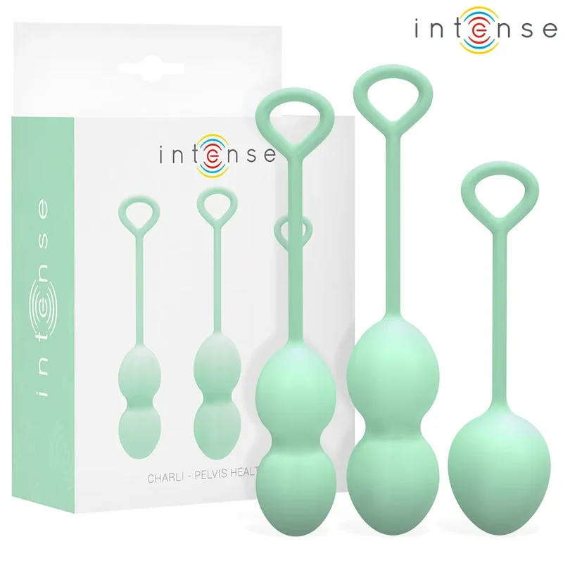 Intense Charli - Kit de boules de Kegel en silicone médical pour santé pelvienne et renforcement musculaire progressif femmes bien-être intime