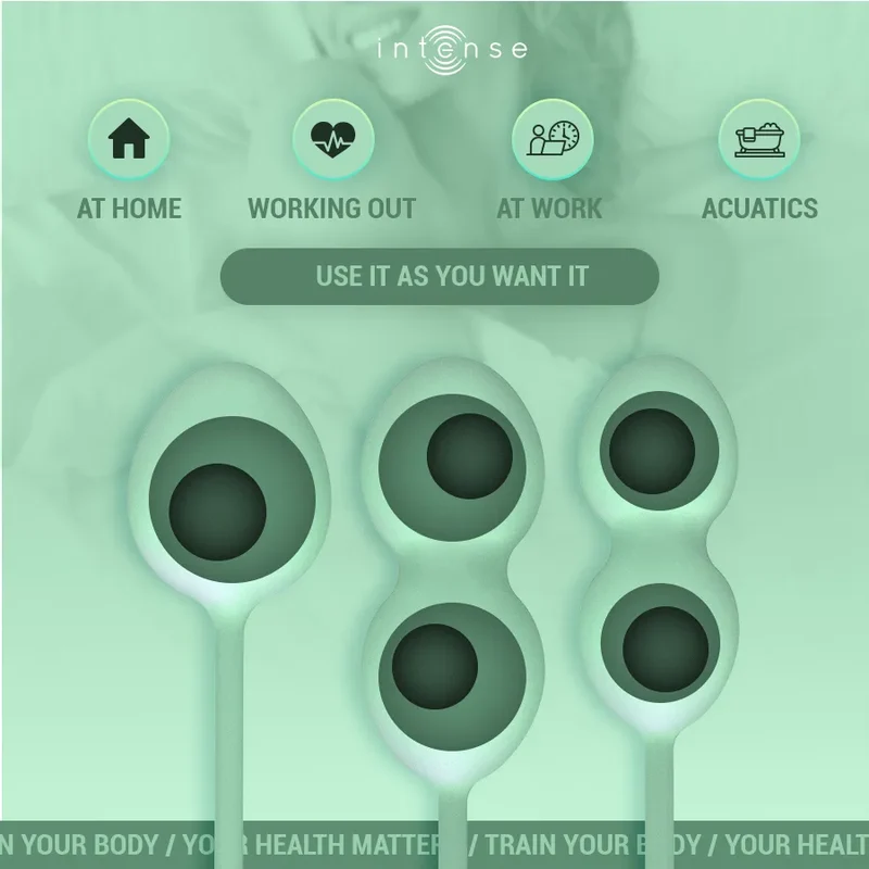 Intense Charli - Kit de boules de Kegel en silicone médical pour santé pelvienne et renforcement musculaire progressif femmes bien-être intime