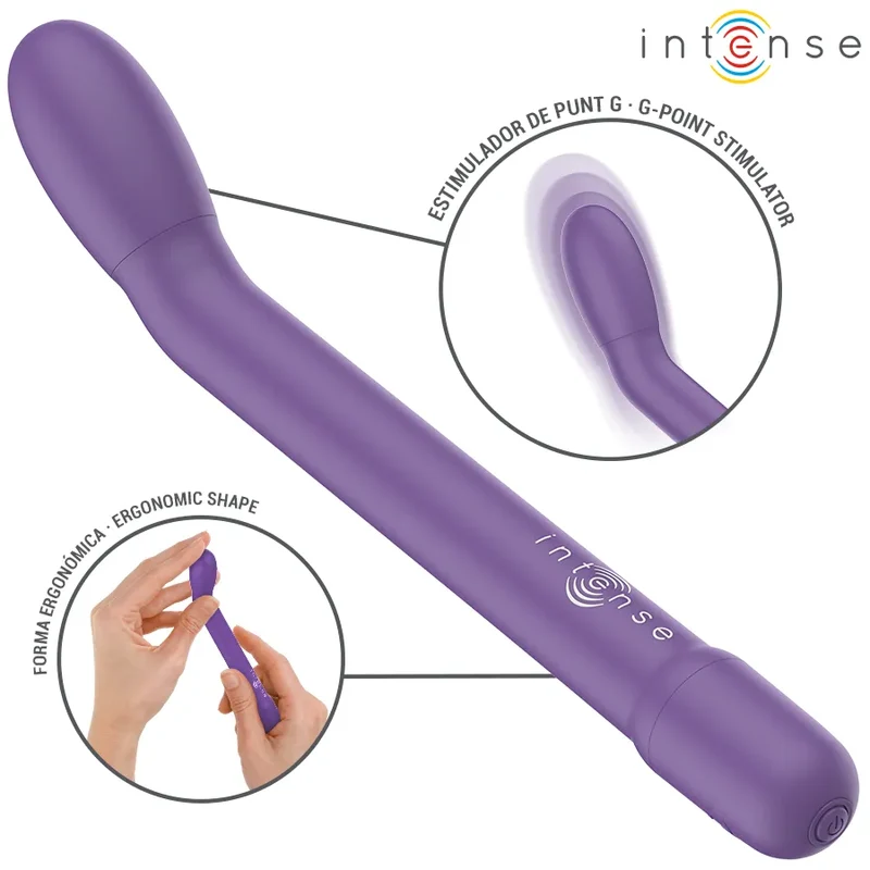 Vibromasseur Rechargeable Intense Karlie Violet Stimulation Point G 10 Modes ABS Durable Design Élégant