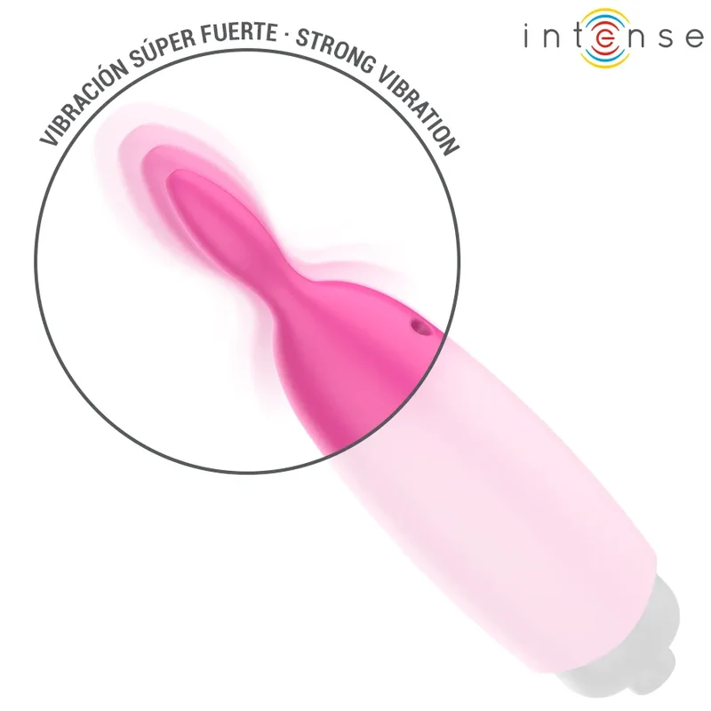 Intense Hopper Bullet Vibrant Rose Éclatante Stimulation Clitoridienne Périnéale Silicone Doux ABS Étanche Voyage Discrétion Couple