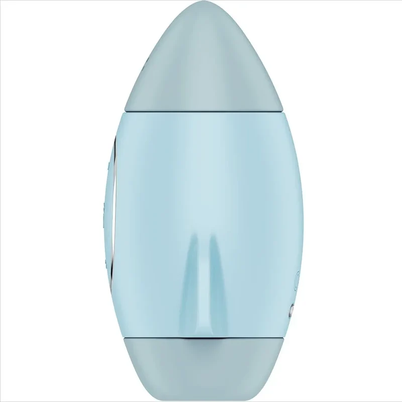 Satisfyer Mission Control bleu petit vibromasseur double impulsion stimulation clitoridienne plaisir personnel silicone médical grade bien-être intime orgasmes intenses