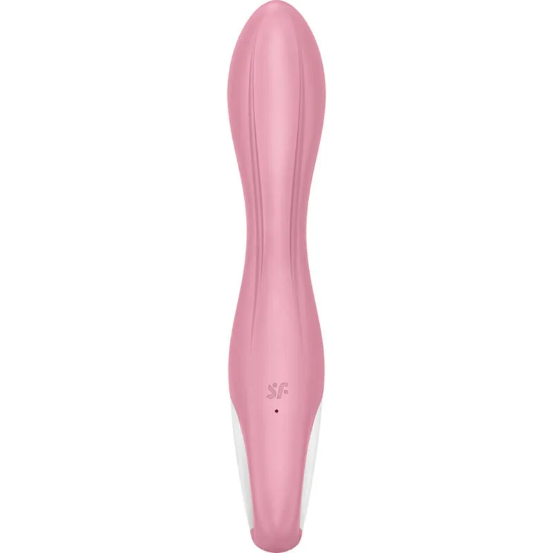 Satisfyer Vibrateur Pompe à Air 2 Rose - Stimulation Intime personnalisée avec corps gonflable, silicone médical, confort maximal pour femmes et couples