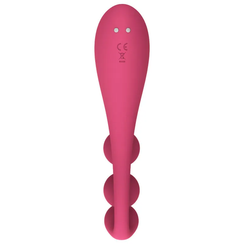 Vibrateur multi-tailles Satisfyer Tri Ball 1 rouge stimulation point G silicium hypoallergénique 15 ans garantie sextoy design moderne