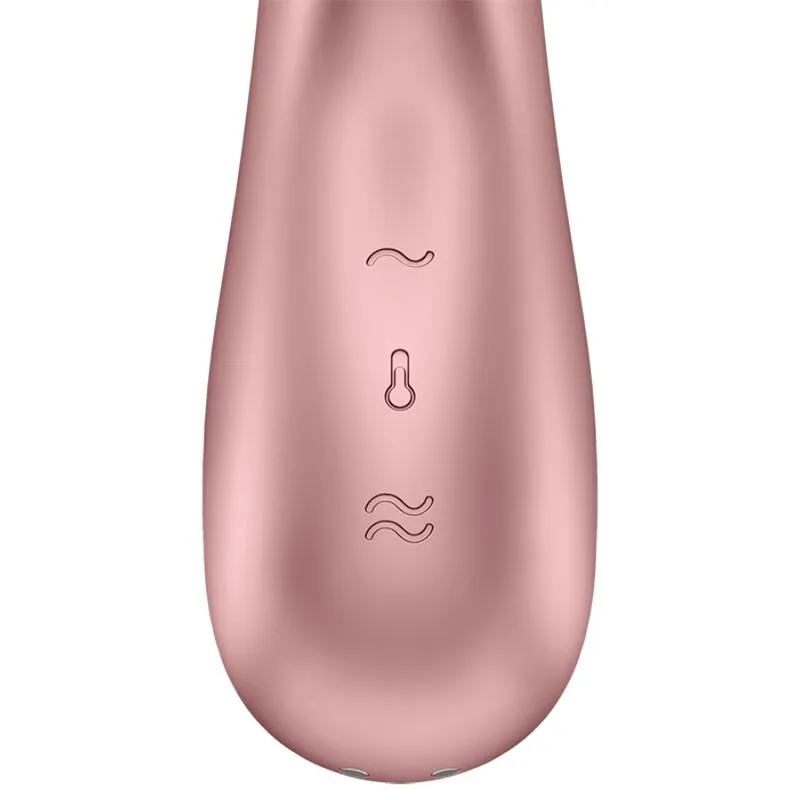Vibromasseur double stimulation clitoridienne et G-spot silicone hypoallergénique contrôle application fonction réchauffement sextoy couple intimité