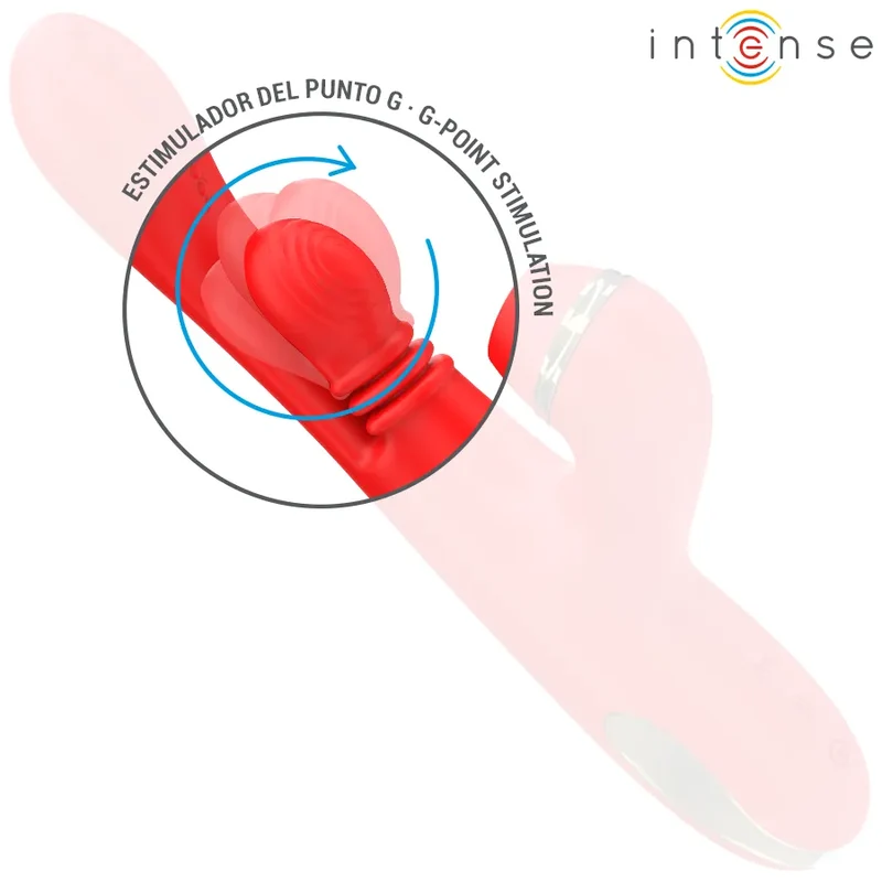 vibrateur multifonctionnel Katy quatre têtes interchangeables silicone médical hypoallergénique rechargeable étanche double moteur stimulation clitoridienne point G ergonomique