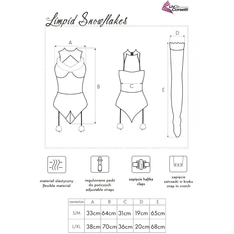 lingerie érotique Noël corsetti body bas résille bandeau bonnet fourrure blanche rouge vif jarretelles bretelles ajustables extensible sensuelle
