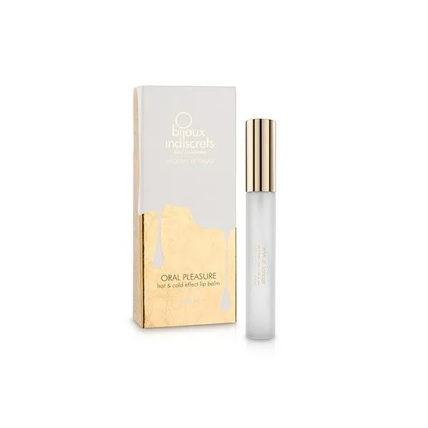 Bijoux Baume à lèvres stimulant pour sexe oral effet chaud et froid intensifié, 13 ml, accessoire adulte pour couples, produit intime