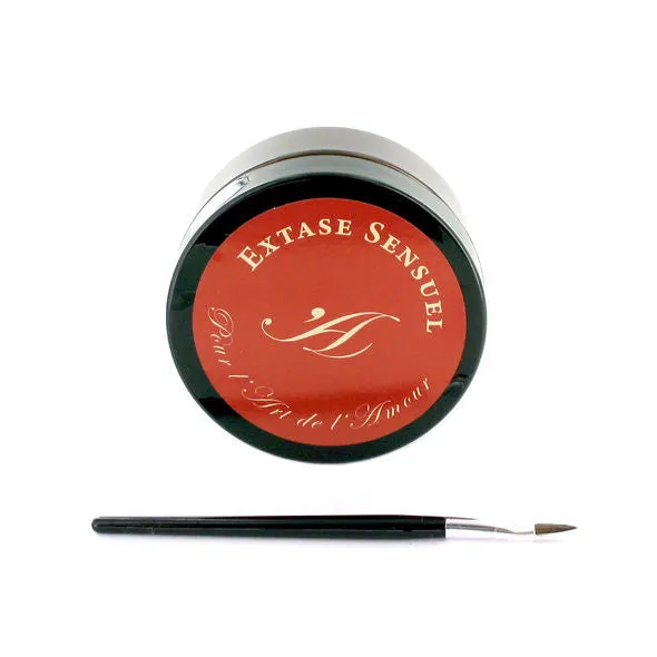 Peinture corporelle chocolat aphrodisiaque intime comestible 50ml édition limitée applicateur fin texture onctueuse hypoallergénique cadeau romantique couples