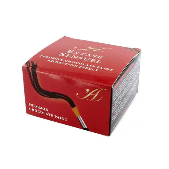 Peinture corporelle chocolat aphrodisiaque intime comestible 50ml édition limitée applicateur fin texture onctueuse hypoallergénique cadeau romantique couples