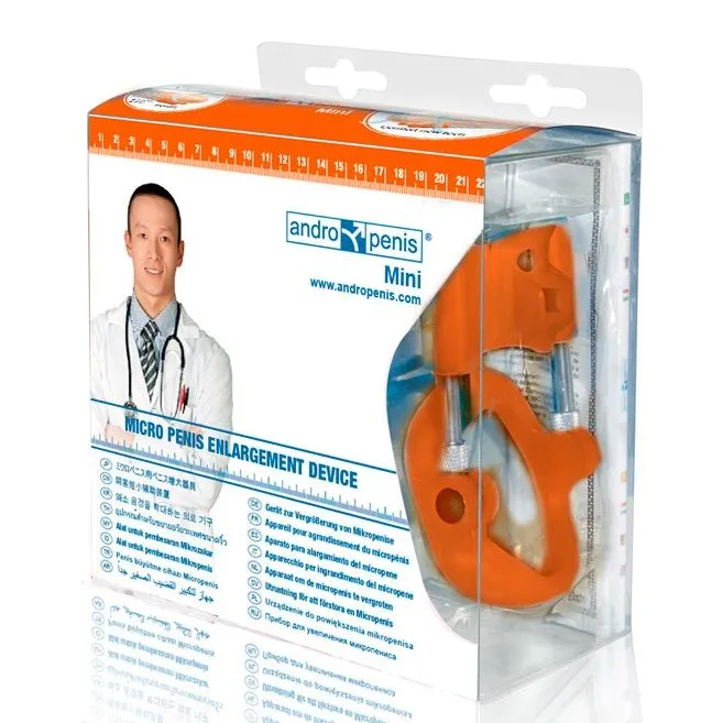 Andropenis Mini extenseur de pénis appareil d'agrandissement pénis andropeyronie chirurgical medical dispositif traction homme 18-65 cm