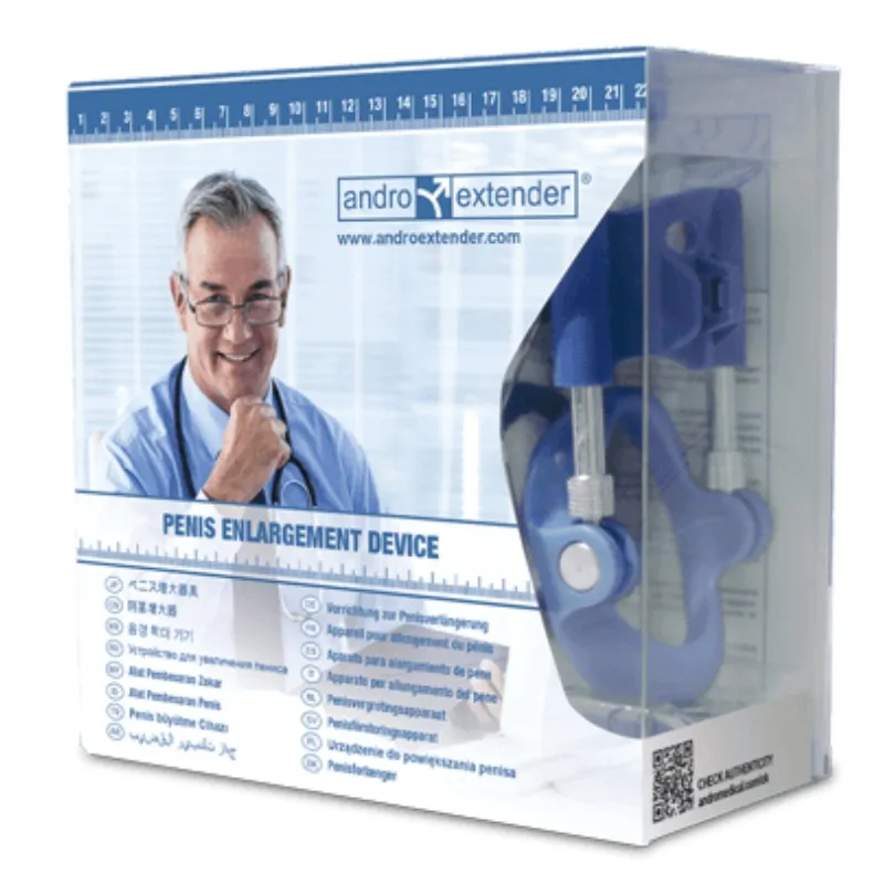 Extenseur de pénis médical Andro Extender traction progressive dispositif certifié CE silicone plastique métal sextoy bien-être intime homme couple