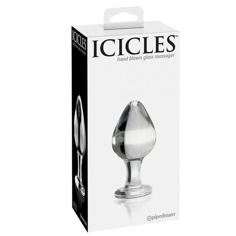 artisanal soufflé verre luxueux élégant hypoallergénique non poreux réutilisable durable lavable chauffable ergonomique conique compact taille petite zone anale
