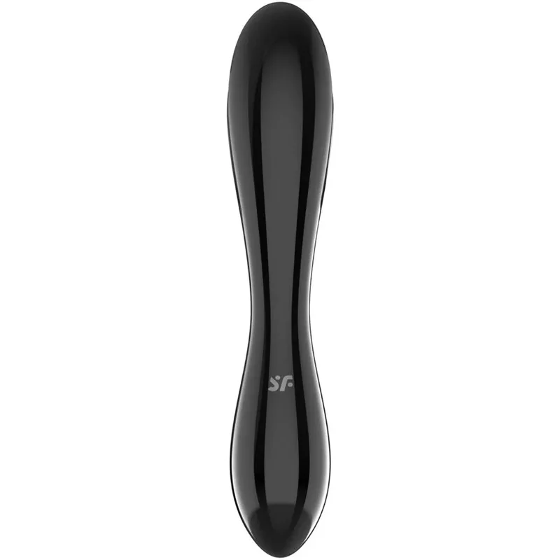Gode en cristal Satisfyer Noir Éblouissant – Luxe, plaisir maximal, design exceptionnel, textures multiples, stimulation intense, cadeau idéal, matériaux de haute qualité, sécuritaire et discret