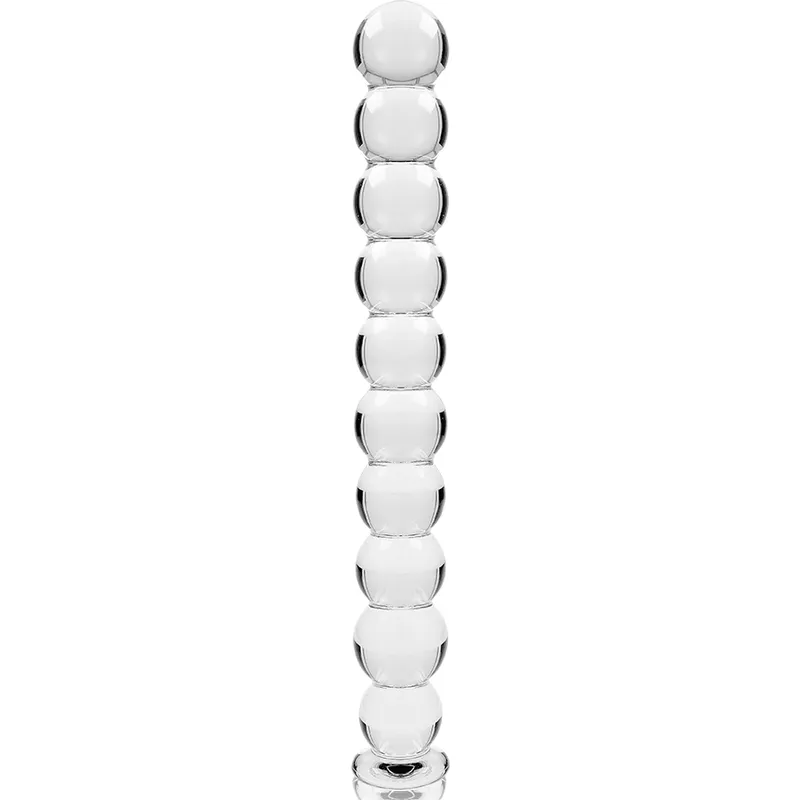 Nebula Series by Ibiza - Plug anal en verre borosilicate clair - Design élégant pour expérience anale exceptionnelle - 21.5 cm x 2.5 cm