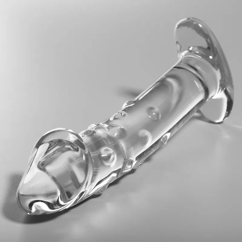 Nebula Series Ibiza godé verre borosilicate clair 18.5 cm 4 cm sextoy plaisir intime exploration anale