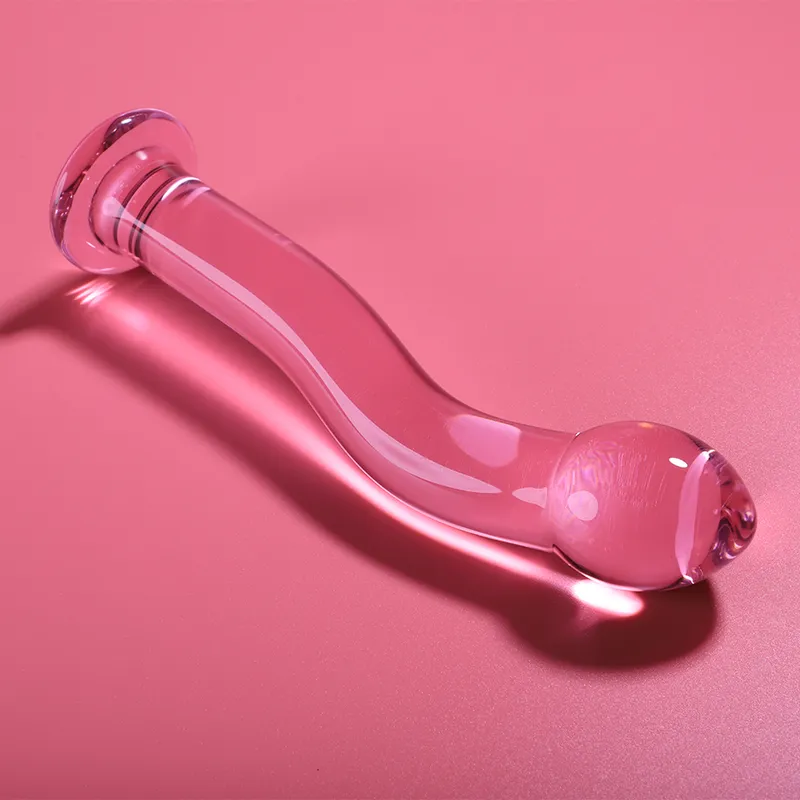 Plug anal verre borosilicate design élégant rose 18.5 cm - sextoy sûr confort durable - NEBULA SERIES BY IBIZA