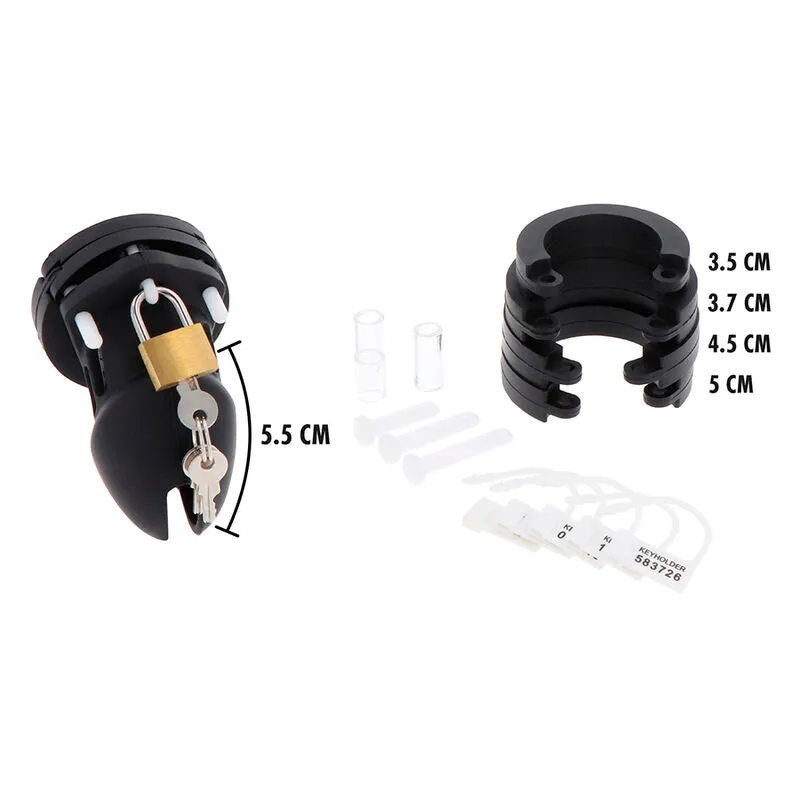 Cage de chasteté Hidden Desire Extreme Cage Silicone médicaux taille réglable sécurité maximale couple sextoy erotico accessoires plaisir contrôle érection