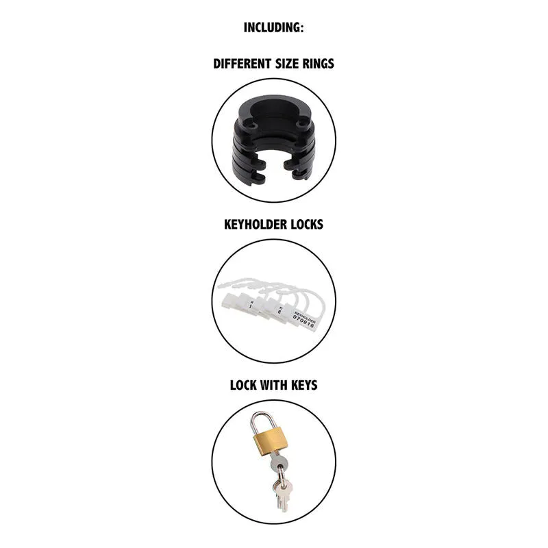 Cage de chasteté Hidden Desire Extreme Cage Silicone médicaux taille réglable sécurité maximale couple sextoy erotico accessoires plaisir contrôle érection