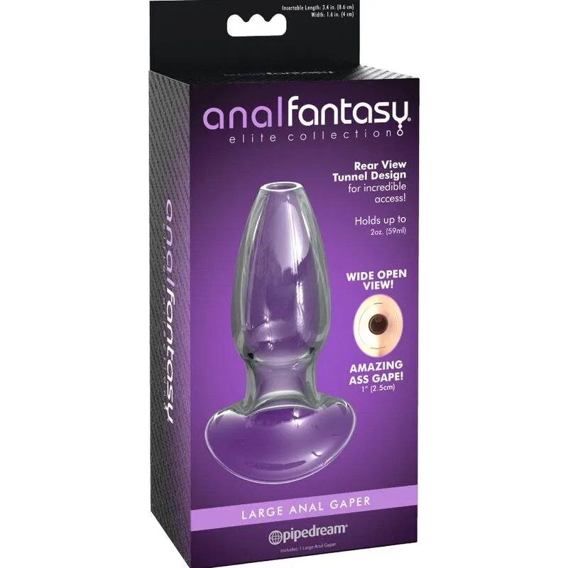 dilatateur anal cristal ergonomique lisse non poreux courbé insertion facile stimulation prostatique confort durable inox hygiénique résistant unisexe