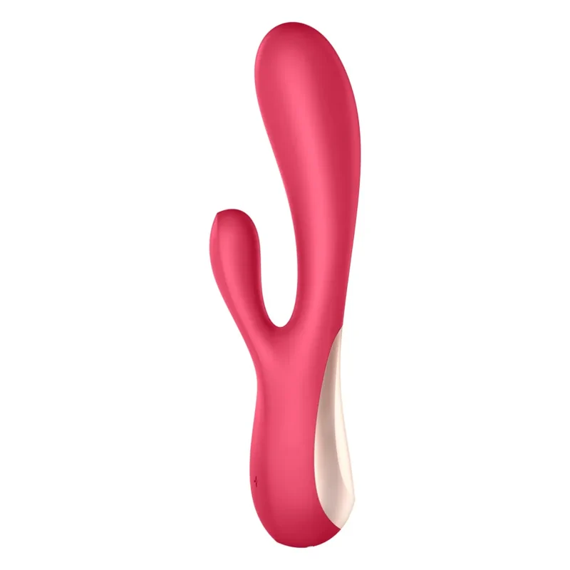 Stimulateur vibrant Satisfyer Mono Flex Rouge stimulation interne externe contrôle Bluetooth application personnalisable silicone médical femme couple sextoy