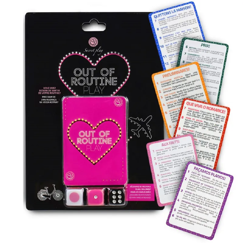 Jeu érotique couples sensuel romantique ludique complice défis intimes originaux cartes dés colorés carton épais emballage discret élégant