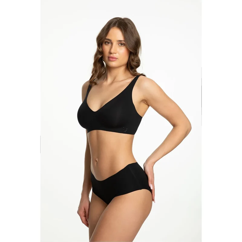 Julimex soutiengorge sansarmatures designtriangulaire bretelleslarges maintienoptimal confortquotidien tissudoux extensible finitionslasercoupees discretionparfaite taillebasse couvranceconfortable silhouetteadaptée invisible intemporel