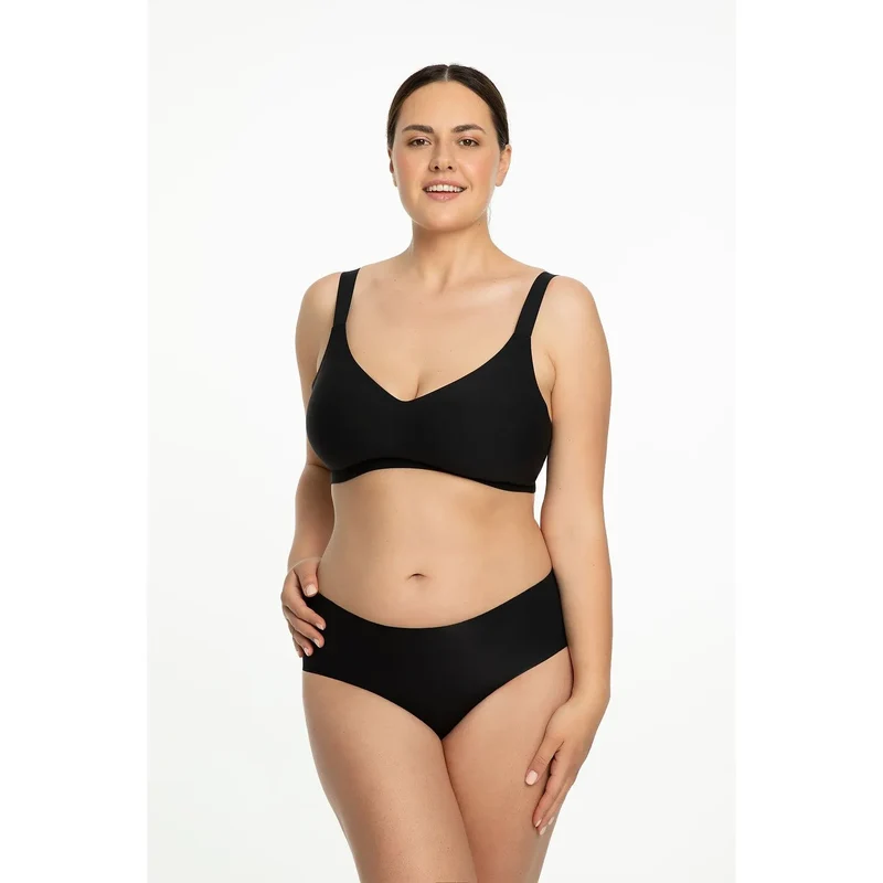 Soutien-gorge Julimex Soft model 220552 sans armature renforcé confort tailles ajustables tissu élastique laser-cut lingerie féminine sexy discrétion