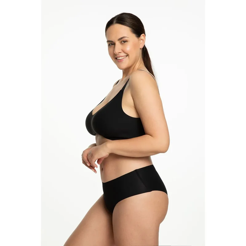 Soutien-gorge Julimex Soft model 220552 sans armature renforcé confort tailles ajustables tissu élastique laser-cut lingerie féminine sexy discrétion