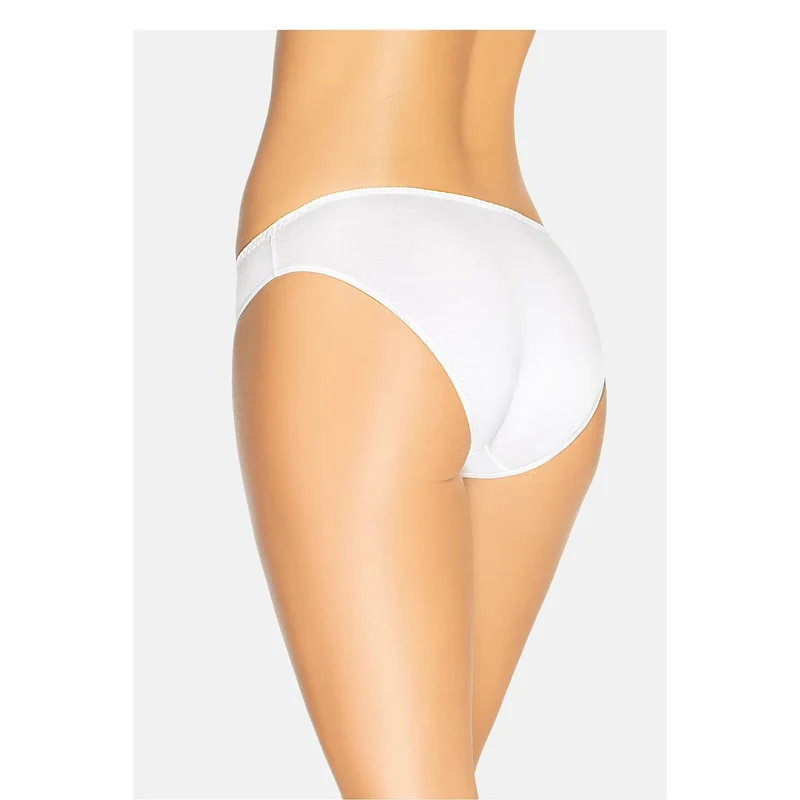culottes bambou Nathalie blanches couvrantes confortables discrètes respirantes extensibles durables invisibles coupe bikini classique hypoallergéniques maintien optimal