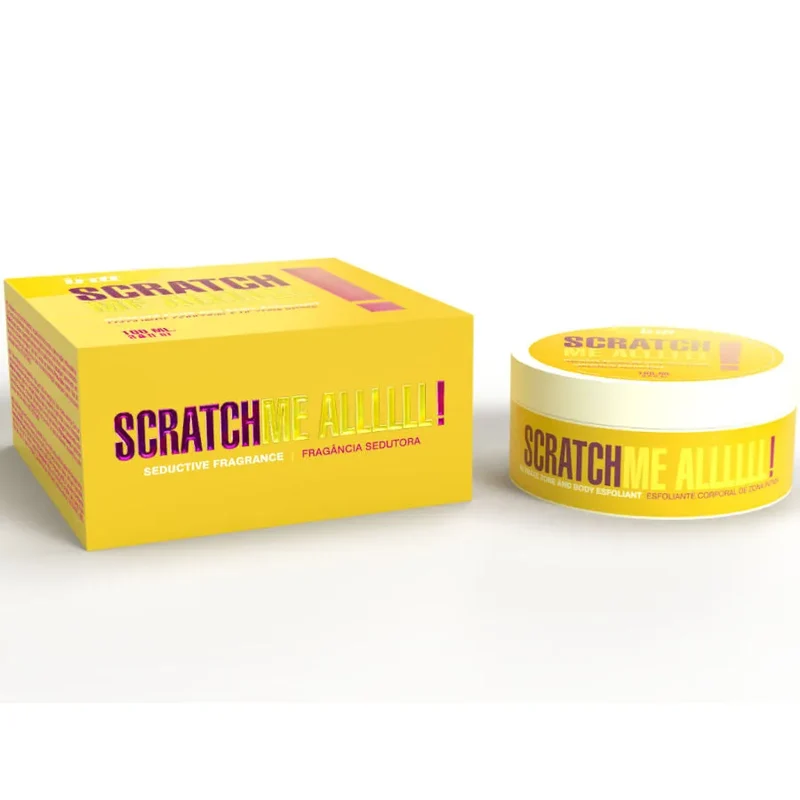 Gel Exfoliant Intime et Corps Scratch Me All Microsphères Douces Nettoyage Profond 100ml Design Élégant Protection p H Naturel