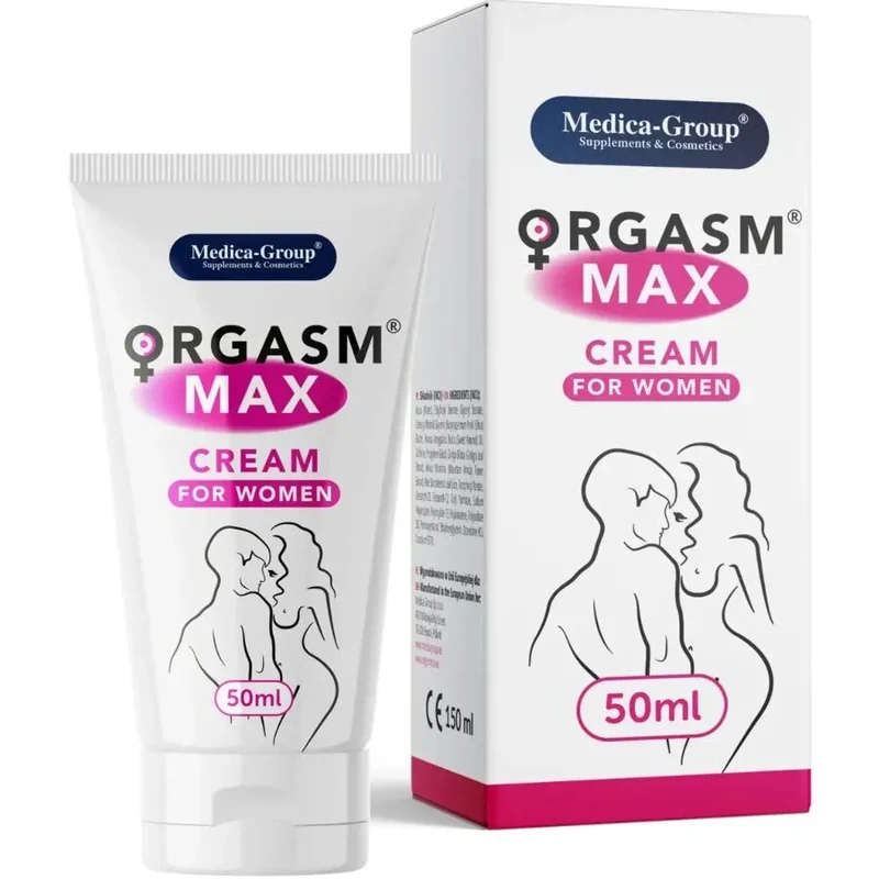 Crème intime Orgasm Max pour femmes 50ml stimulation intense Medica Group sensation plaisir féminin intimité bien-être Erotik