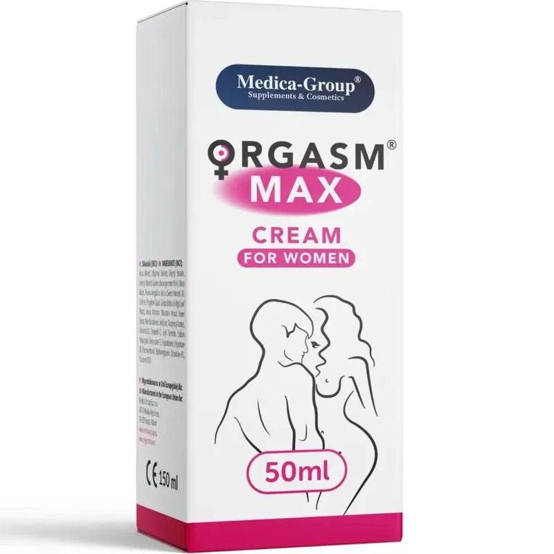 Crème intime Orgasm Max pour femmes 50ml stimulation intense Medica Group sensation plaisir féminin intimité bien-être Erotik