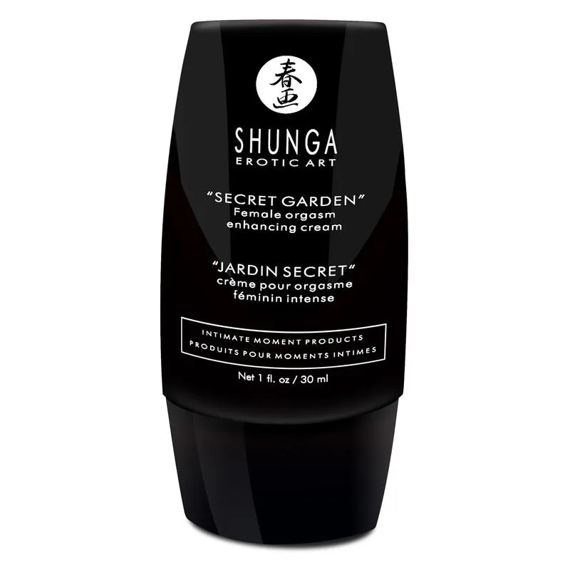 crème orgasme féminin intense jardin secret sensualité intime stimulant clitoris vaginal aphrodisiaque esthétique raffinée compact portable discret trente millilitres
