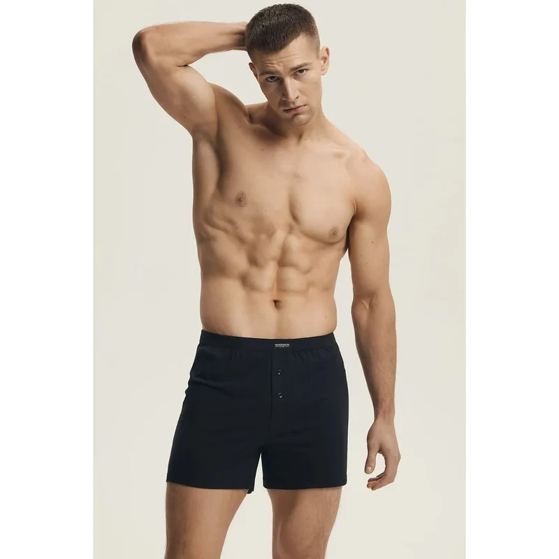 Boxer基本男 confort simplicité tissu doux respirant coupe ample ceinture élastique design classique minimaliste idéal quotidien liberté mouvement transpirant