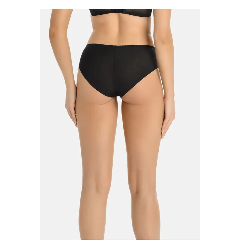 Culottes femme haute taille maille transparente design classique confort élastique maintien parfait support doux intime