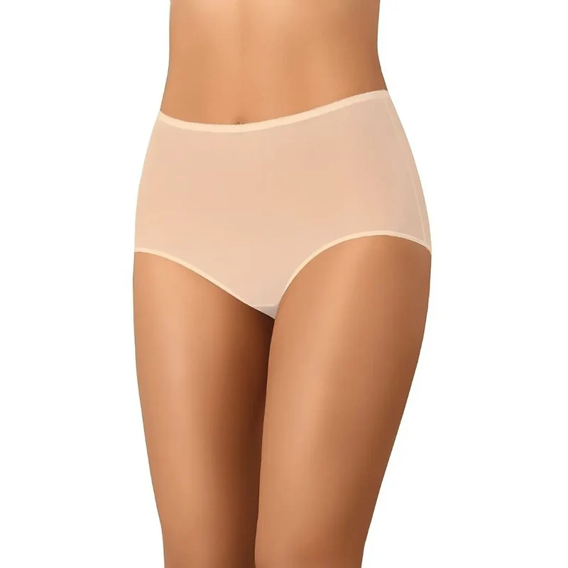 Culottes transparentes en maille fine haute taille pour femmes beige confort discrétion sous-vêtements lingerie quotidiennement cadeau élégance sécurité qualité