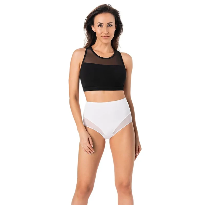 L'ensemble model 182861 Teyli culottes taille haute blanc lingerie confort femme quotidiennes taille S M L XL XXL