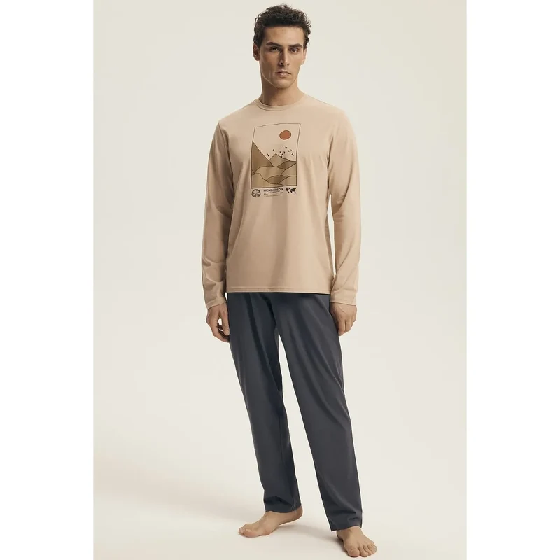 pyjama soie homme sexy ample confortable nuit luxe respirant hypoallergénique manches longues pantalon long ceinture large cadeau élégant