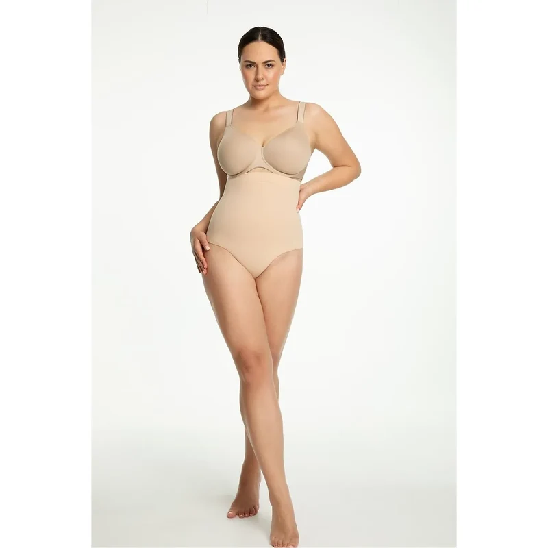 Body gainant Julimex 219152 design élégant sans couture taille haute lingerie confort silhouette sculptée maintien bretelles larges discret invisible