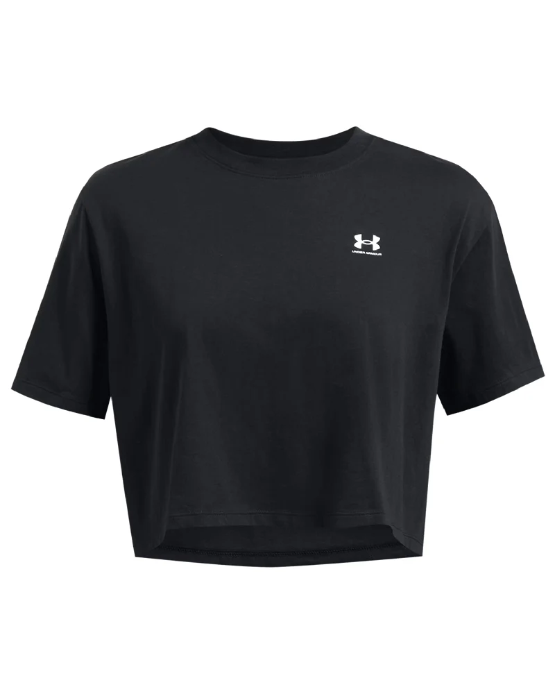 T-shirt Donna Boxy Crop Logo