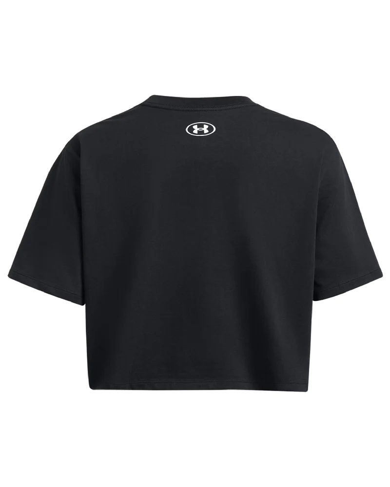 T-shirt Donna Boxy Crop Logo