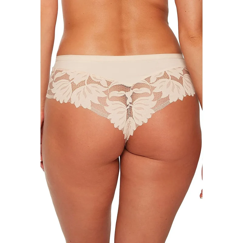 Culottes brésiliennes model 192274 Gaia en dentelle florale matière lissearrière insert coton 5 Élasthanne 19 polyamide 76 Taille Hanche S M L XL XXL