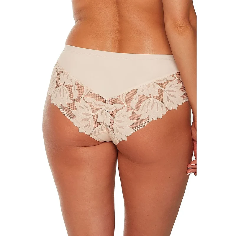 Culottes en dentelle Gaia model 192253 silhouette féminine confort tailleur taille mi-haute nœud central matelas lisse dentelle florale