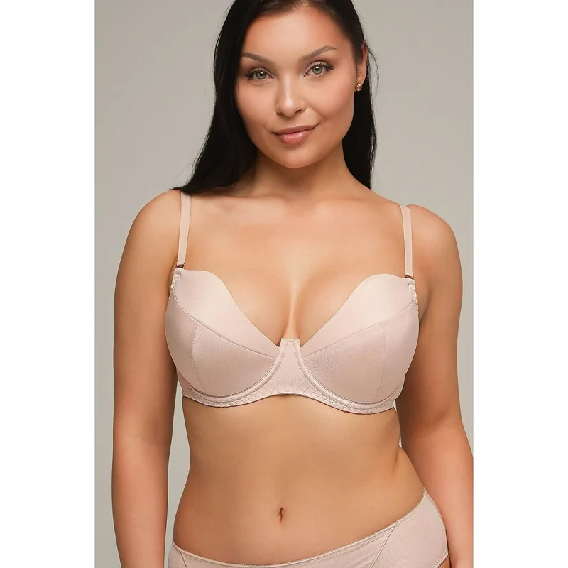 soutiengorge rehausseur élégant maintien naturel coussinets amovibles bretelles réglables armatures renforcées tissu lisse confortable douceur discret sophistiqué quotidien soirée séduisant