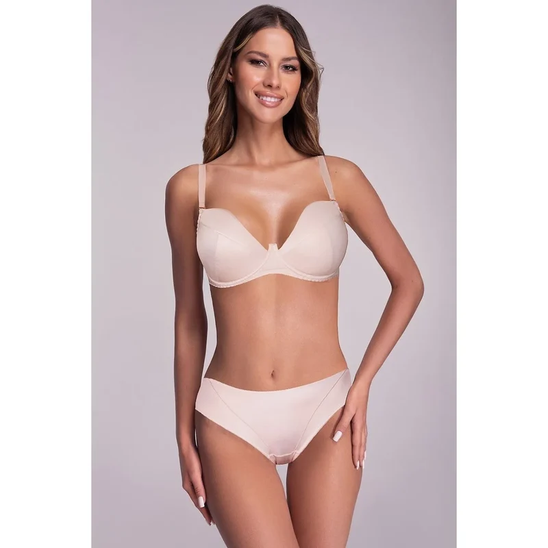 soutiengorge rehausseur élégant maintien naturel coussinets amovibles bretelles réglables armatures renforcées tissu lisse confortable douceur discret sophistiqué quotidien soirée séduisant